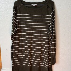 Motherhood Maternity Olive Knit Top